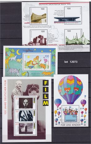 Tyskland. afa div blokke mellem 2760-2874. se tekst og foto.  lot 12073